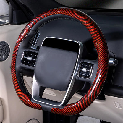 Universal 36-38cm Car Steering Wheel Cover — Non-Slip, Breathable, Fits Round & D-Shaped Wheels