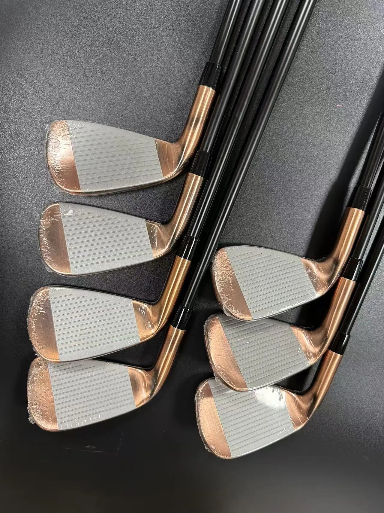 New Brand Golf Irons Copper Color Set – P790 456789P, 8pcs with Shaft & Grip, Free Head Cover, Free Shipping