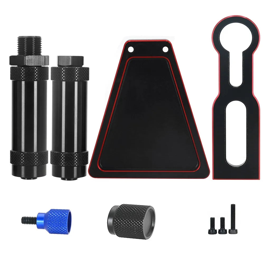 Aluminum Alloy Tire Dynamic Balance Support Base Tool with 12mm/17mm Adapter - Remote Control Car Part for 1/10, 1/7, 1/8 Models