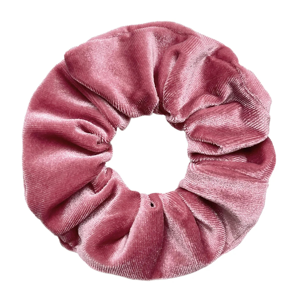 Vintage Velvet Hair Scrunchies for Women & Girls – Solid Color Ponytail Holder Elastic Hair Bands, Soft Fashion Hair Ties Accessories