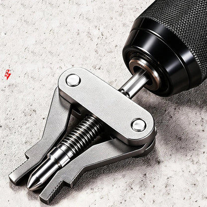 Universal Broken Pipe Extractor Tool - Hex Shank Faucet Valve & Stuck Insert Remover Kit