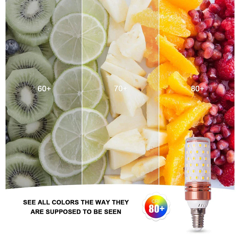 6pcs LED Corn Lamp - 3W/6W/9W/12W/15W 220V Strong Light, 3000K/4000K/6000K, E27/E14 Lamp Holder for Home Emergency Lighting