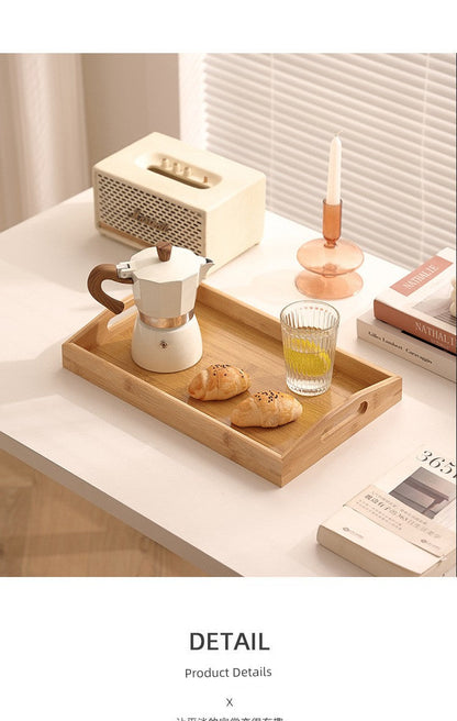 Rectangular Bamboo Tray – Household, Restaurant & Hotel Satchel Serving Tray