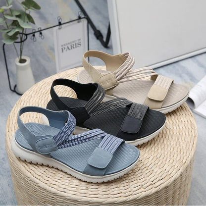 Women’s Summer Wedge Sandals 2025 – Elegant Open-Toe Outdoor Sports Beach Shoes, Comfortable Height-Boost Footwear