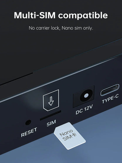 Plery WiFi6 4G LTE Router — 4G SIM Card WiFi Modem with 300Mbps, Antenna Booster for Home & Office