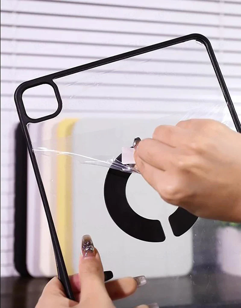 Magnetic Detachable Case for iPad Pro 11, iPad Air 2024-2025, M4 Pro 13, M2, 12.9 & Air 5th/4th - Protective Funda Cover
