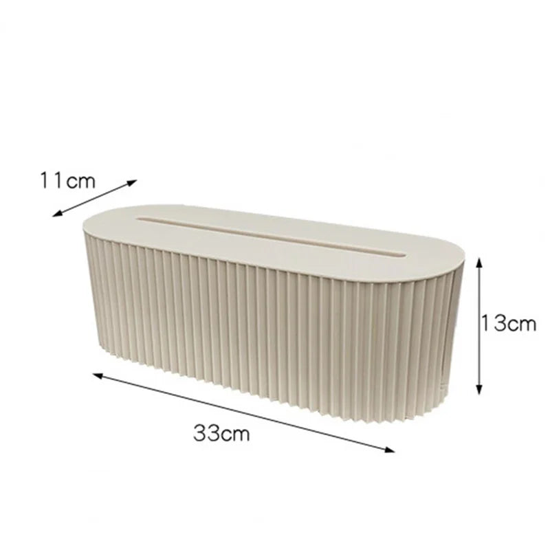 Nordic Plug Board Storage Box - Stylish Cable and Socket Organizer with Wireless WiFi Router Bracket