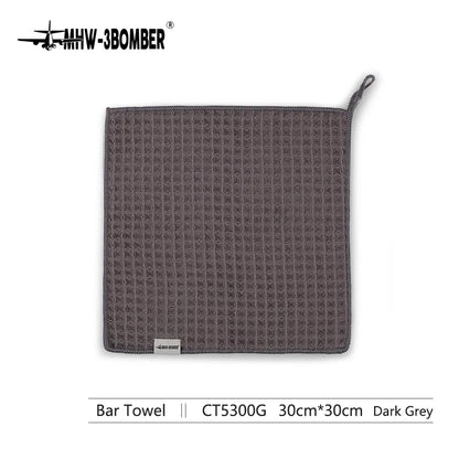 MHW-3BOMBER Barista Coffee Towels – Professional Square Cleaning Cloths for Espresso Machines & Kitchen Use