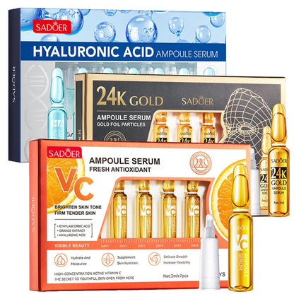 Vitamin C Face Serum – Whitening, Dark Spot & Freckle Removal, Hyaluronic Pore Minimizer & Anti-Aging Essence