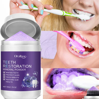 Teeth Restoration Mineral Powder – Enamel Repair & Tooth Strengthening Formula