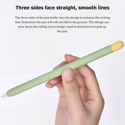 Soft Silicone Pen Holder for Apple Pencil – Protective Cover for 1st and 2nd Generation Stylus Pen Accessories