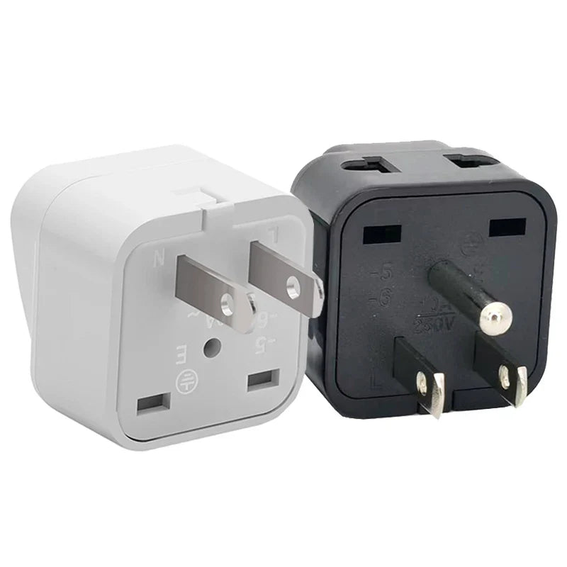 Universal 2-in-1 Travel Adapter Plug – Japan, America, EU, UK, AU to US Type A/B Charger for Canada & Thailand