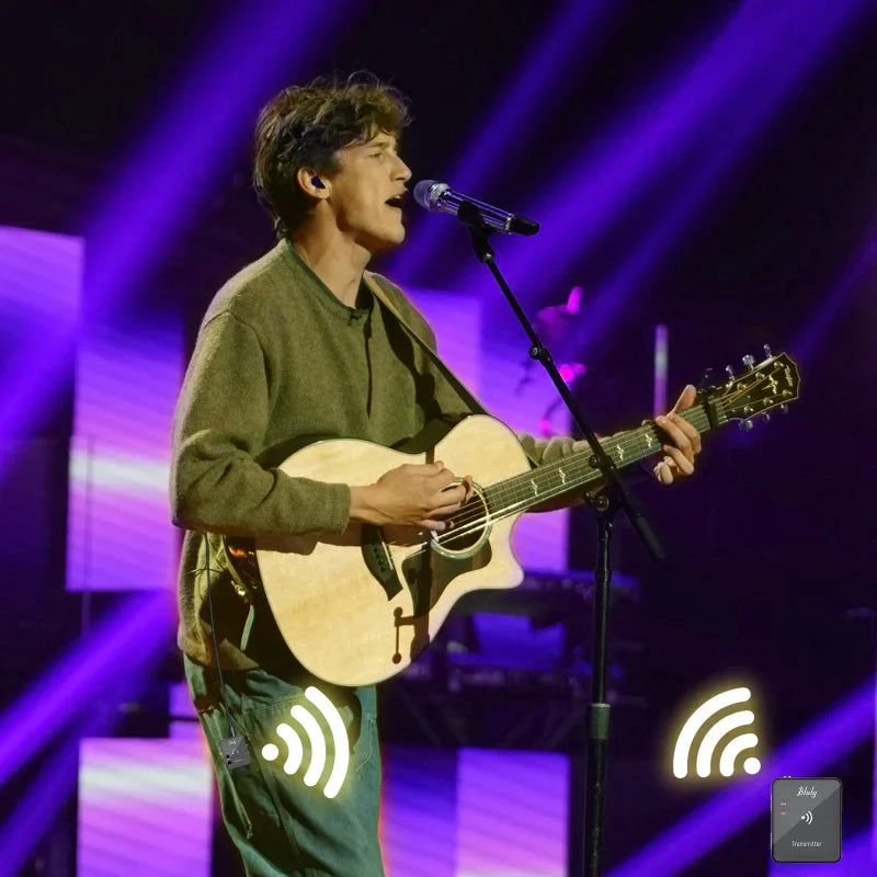 Btuty 2.4GHz Wireless Earphone Monitor System – Rechargeable Transmitter & Receiver with Lossless Digital Transmission