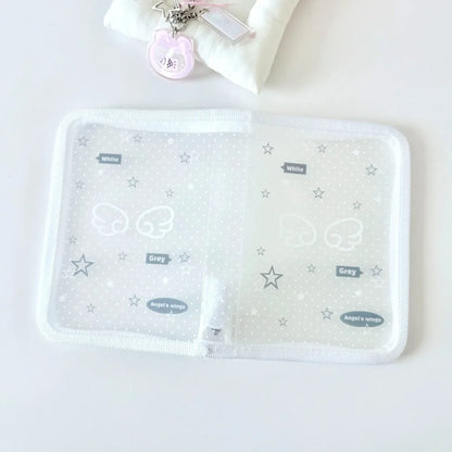 A6 Stationery Storage Folder - Zipper Document Pouch for School & Office Supplies