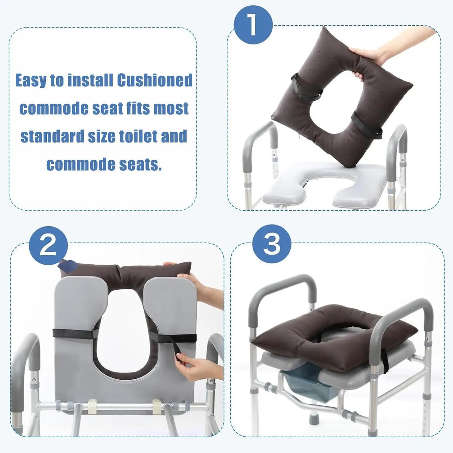 Toilet Mat for Bedridden Elderly – Anti-Pressure Sore Coccyx & Hip Cushion for Paralyzed Patient Care