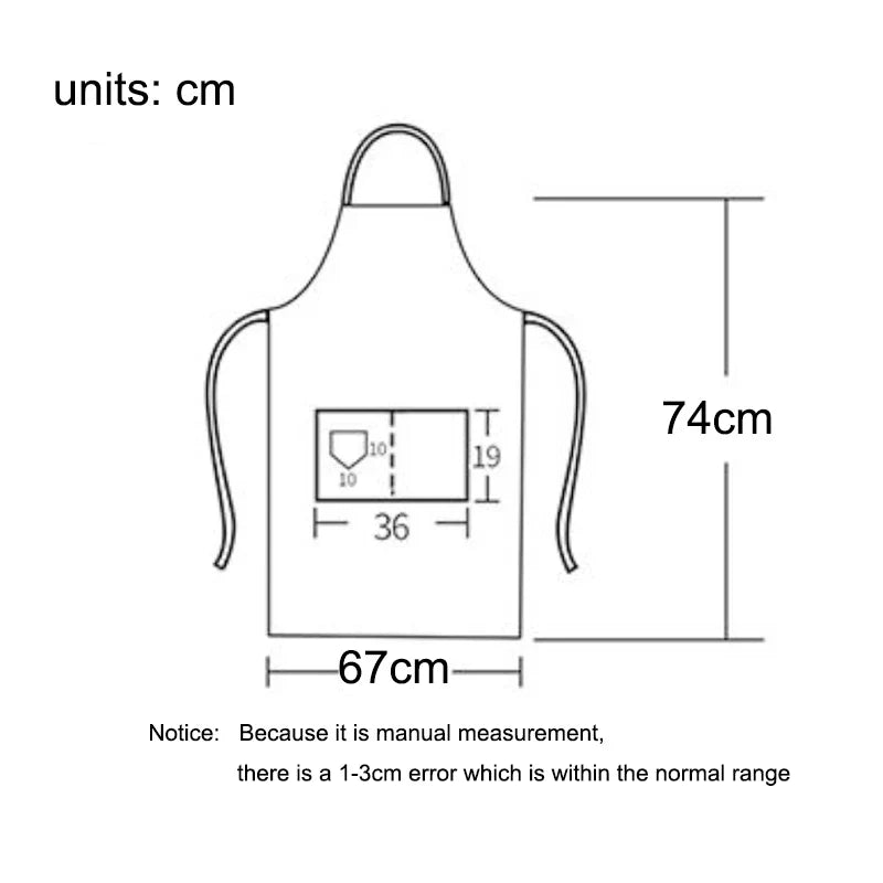 Waterproof Halter Apron – Unisex Kitchen Apron for Men & Women, Salon, Barbecue, Cleaning, Nail, and Roast Mandiles