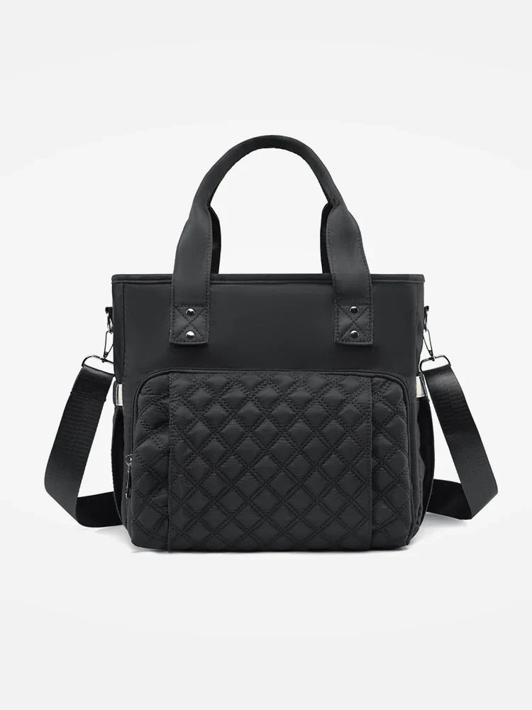 Extra Large Fashion Lunch Bag – Hot-Pressed Waterproof Leak-Proof Travel, Picnic & Mommy Storage Bag