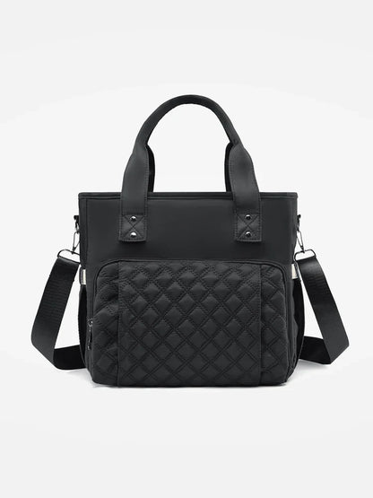 Extra Large Fashion Lunch Bag – Hot-Pressed Waterproof Leak-Proof Travel, Picnic & Mommy Storage Bag