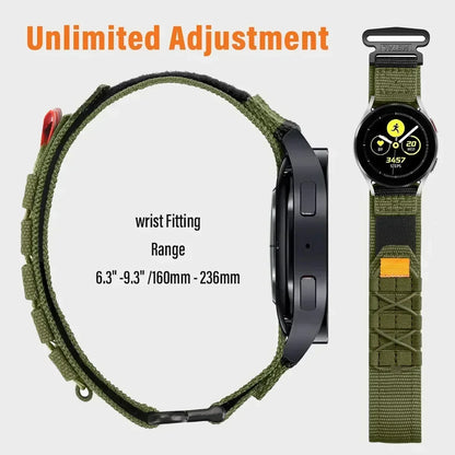 20mm 22mm Nylon Sport Watch Band — Thick Colorful Replacement Strap for Men & Women Watches