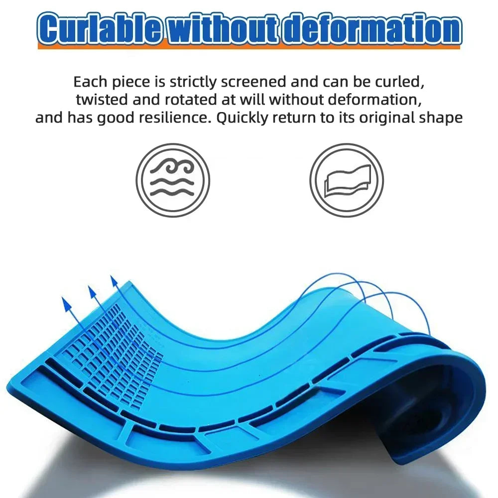 ESD Heat-Resistant Soldering Mat – Magnetic Silicone Work Pad for BGA Repair and Heat Insulation