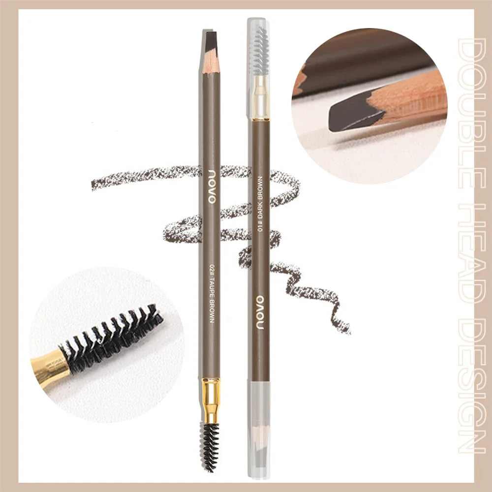 Permanent Waterproof Eyebrow Pencil – Professional Microblading Tattoo Makeup Pen for Eyebrow Enhancing