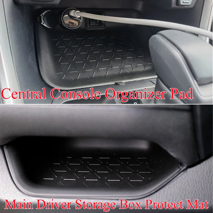 Toyota RAV4 Center Console Organizer - Silicone Storage Tray Pad for 2020–2025 Models