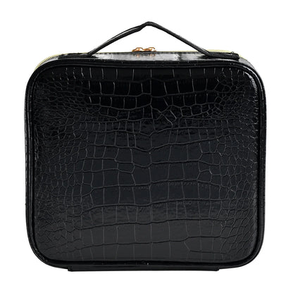 New PU Leather Cosmetic Bag for Women – Multi-Functional Portable Travel Makeup Storage Case