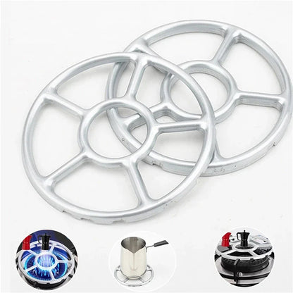 Simmer Ring Safe Stovetop Reducer - Portable Gas Stove Support for Camping - Durable Steel Coffee Maker Shelf - Practical Accessories