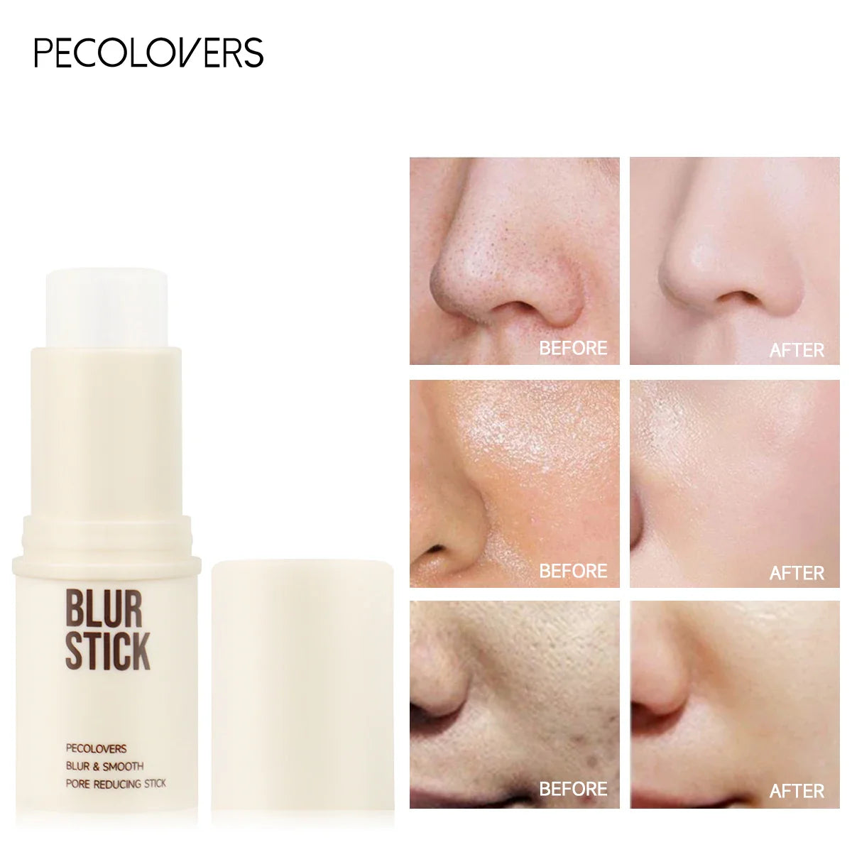 Invisible Pore Base Stick – Makeup Primer & Concealer for Pore Modifying, Skin Color Correction & Isolation