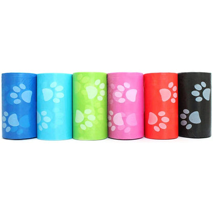 120 Rolls Dog Poop Bags - Outdoor Cleaning Supplies with 15 Bags/Roll | Refill Garbage Bags for Pets