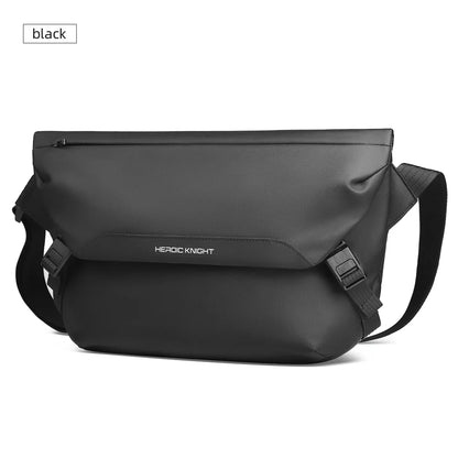 Water-Repellent Men’s Messenger Bag – Casual Crossbody Shoulder Bag Fits 11” iPad for Outdoor Cycling & Daily Use