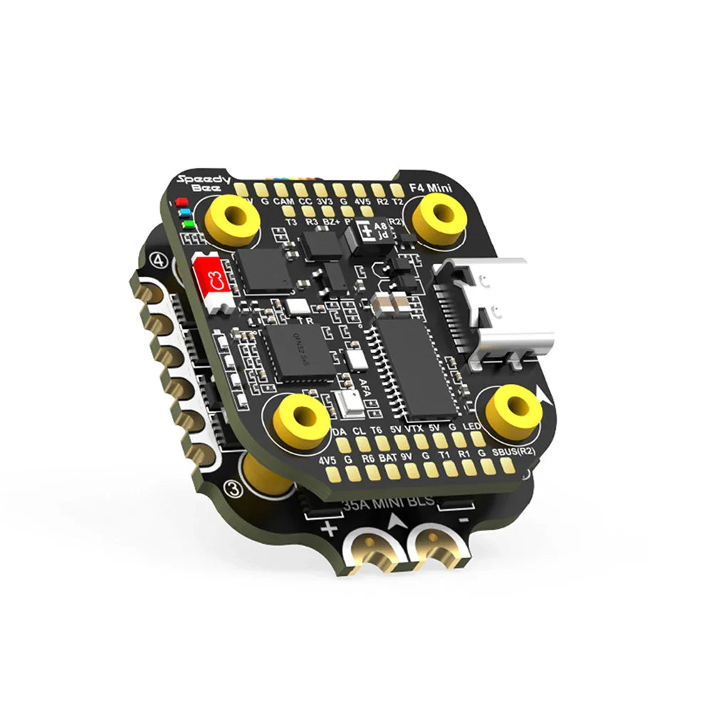 SpeedyBee F405 Mini Stack Flight Controller with BLS 35A V2 4-in-1 ESC for RC FPV Racing Drone