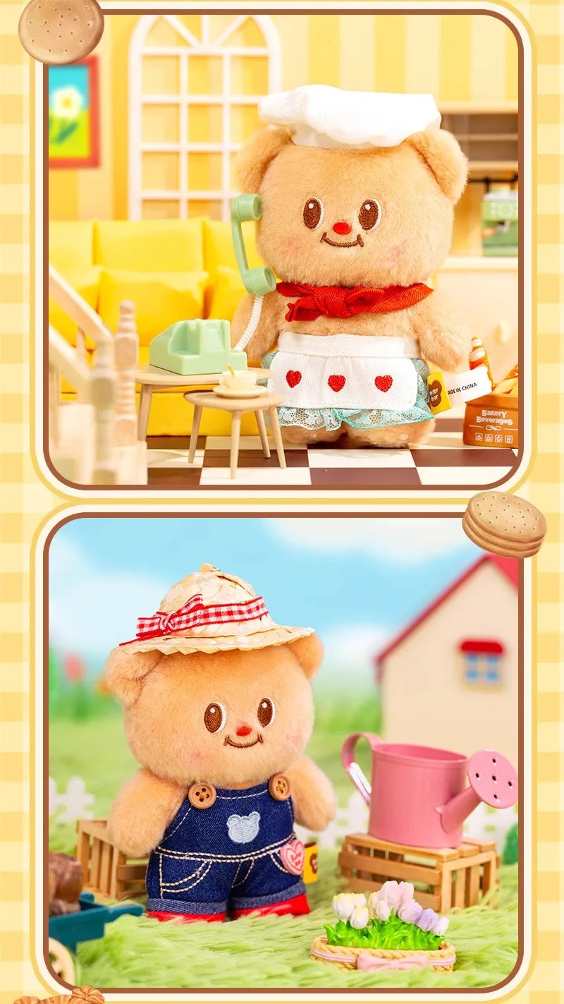 Butterbear Blind Box Action Figures | Kawaii Doll Toys & Pendants for Kids, Desktop Decoration Gifts