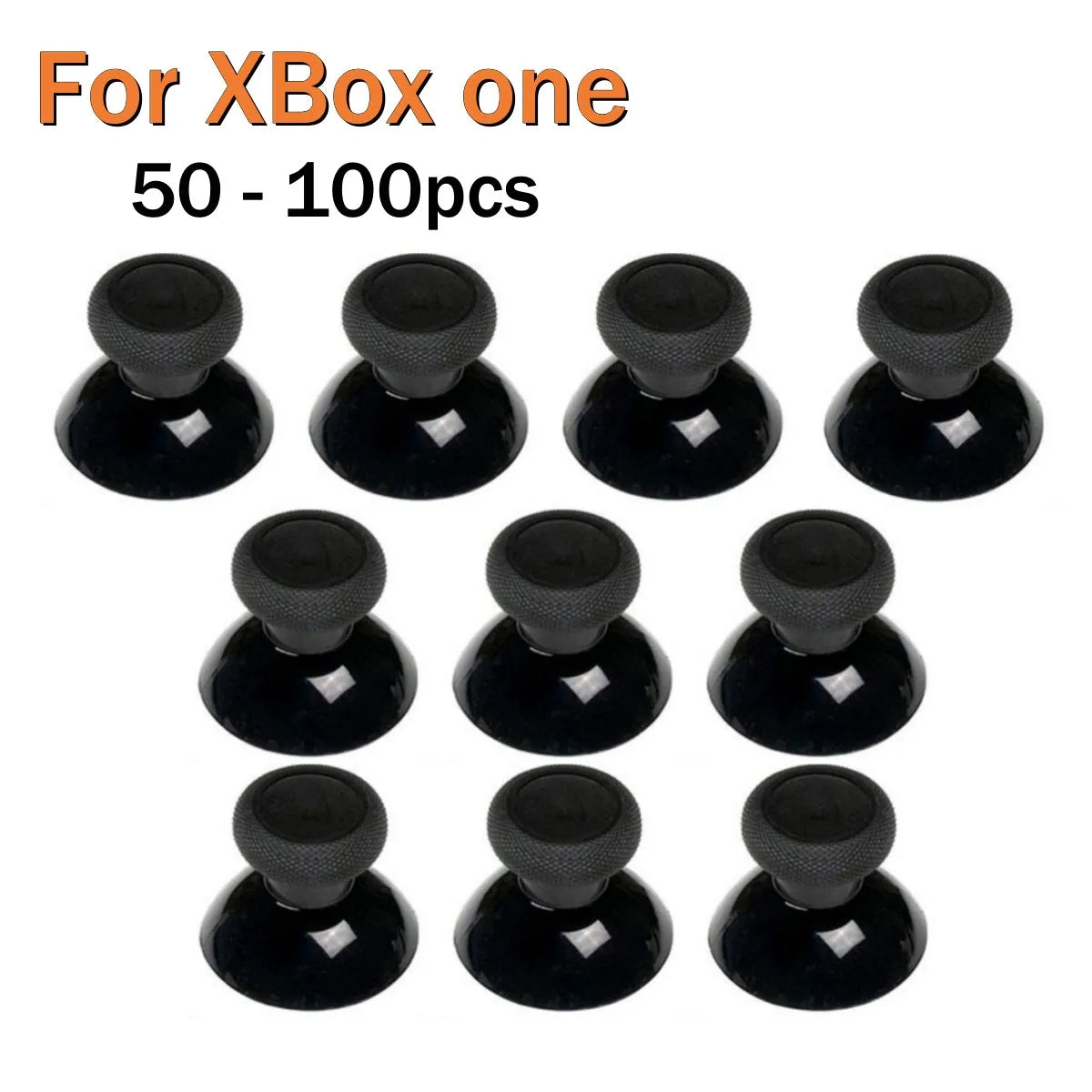 50-100PCS Replacement Mushroom Thumbsticks – 3D Analog Joystick Caps for Xbox One Controller