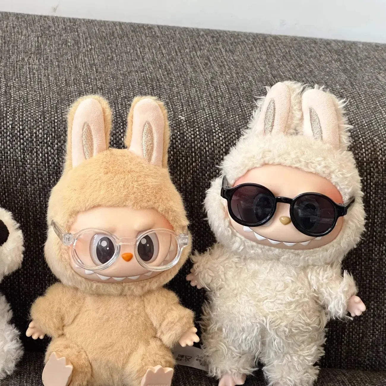 Labubu Doll Glasses – Cute Plastic Accessory for 10/15cm Cotton & Ropa Dolls