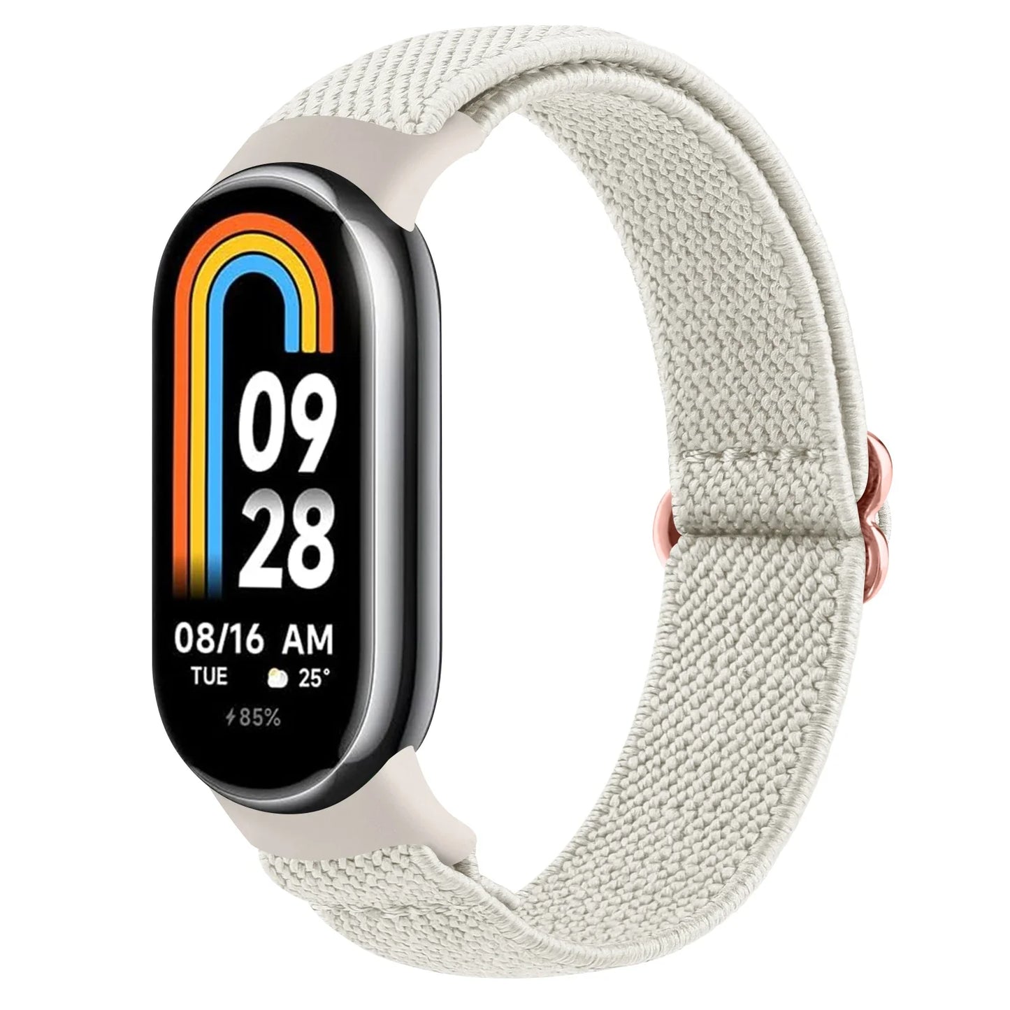 Nylon Loop Strap for Xiaomi Smart Band 9 & 8 – Elastic NFC Replacement Wristband Bracelet