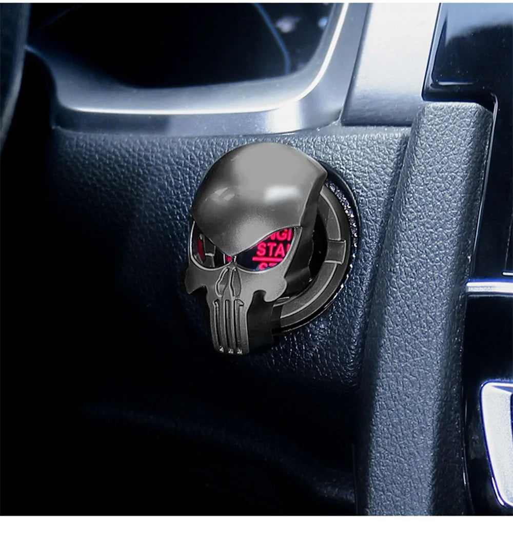 Ignition Switch Protective Cover – Engine Start/Stop Button Sticker for Car Interior Accessories