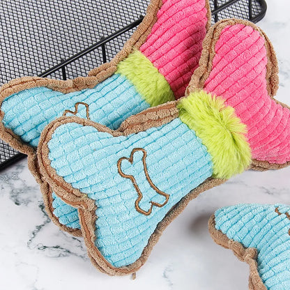 Interactive Squeaky Dog Toy: Plush Chew for Small to Medium Breed Puppies - Ideal Birthday Gift for Playful Pets