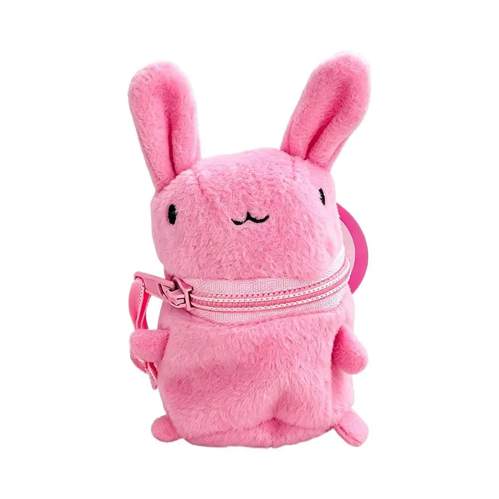 Kawaii Mini Coin Purse - Cute Rabbit & Bear Earphone Storage Keychain Bag Charm