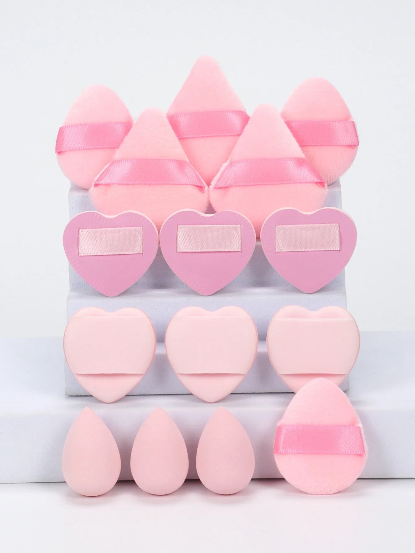 15/30/60 Mini Makeup Sponges – Beauty Powder Puff for Concealer, Liquid Foundation & Face Cosmetics