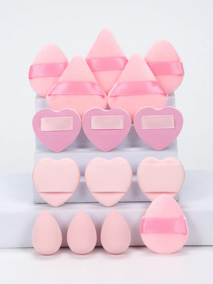 15/30/60 Mini Makeup Sponges – Beauty Powder Puff for Concealer, Liquid Foundation & Face Cosmetics