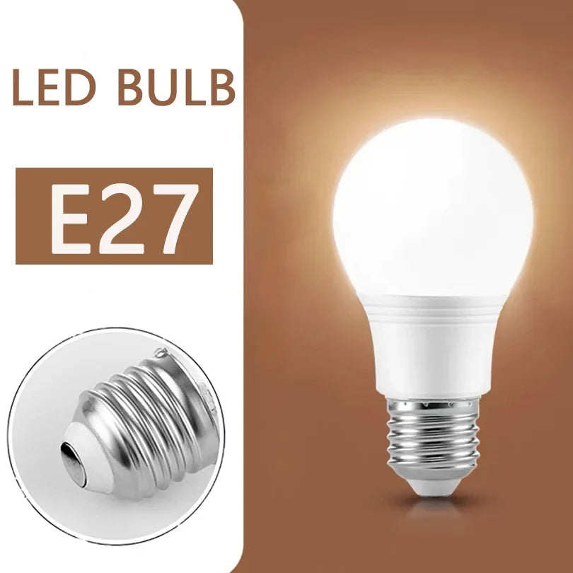 LED Light Bulbs - E27 E14 B22 220V Energy Saving SMD2835 Lamps for Indoor Home Bedroom Lighting