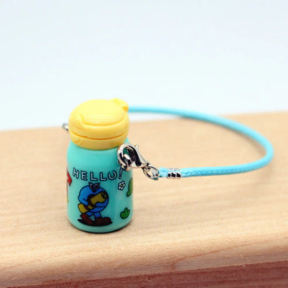 Labubu Striped Sweater Outfit - Matching Hat Pendant, Customizable Doll Accessories