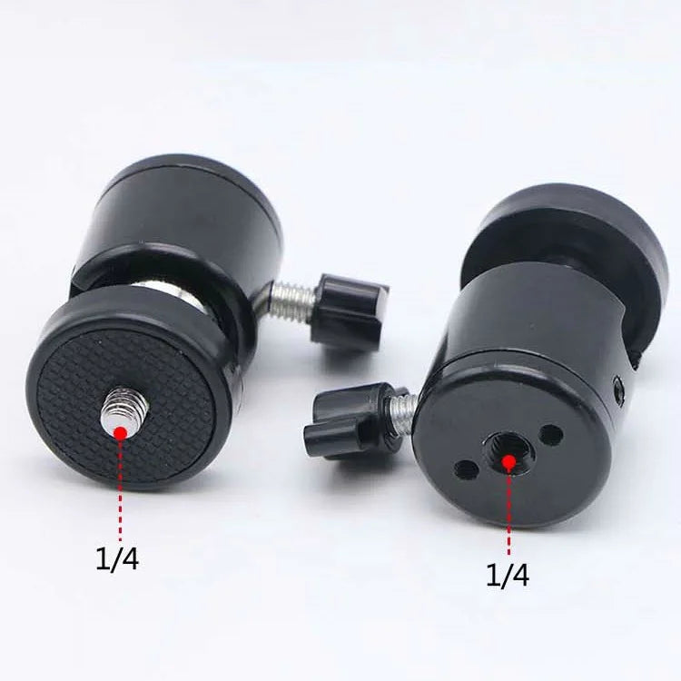 1/4" Metal Fill Light Bracket – Camera Extension Mount for Flash, Mobile Phone, Selfie Stick & Video Equipment