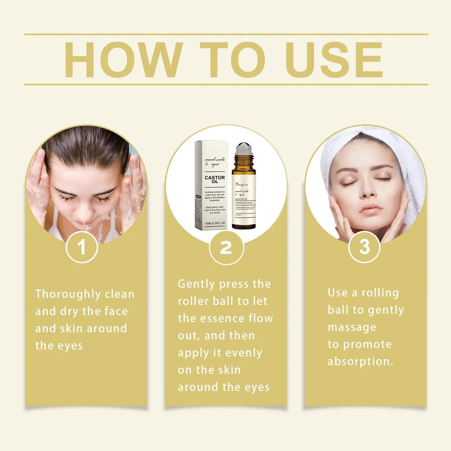 Castor Oil Eye Serum – Anti-Wrinkle, Dark Circle & Puffiness Treatment