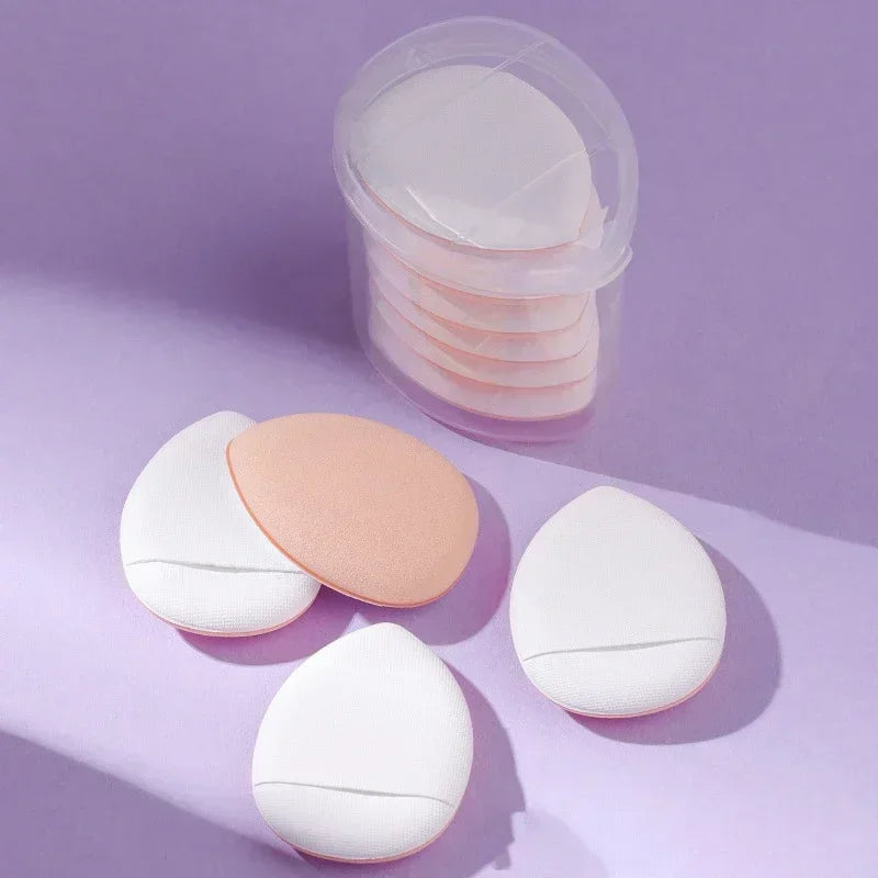 3/10PCS Mini Cosmetic Cushion Puffs – Professional Finger Puffs for Foundation & Concealer Makeup