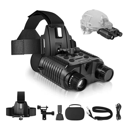 NV8160 Head-Mounted Night Vision Binoculars – 8X Zoom Tactical Goggles for Adults Hunting & Outdoors