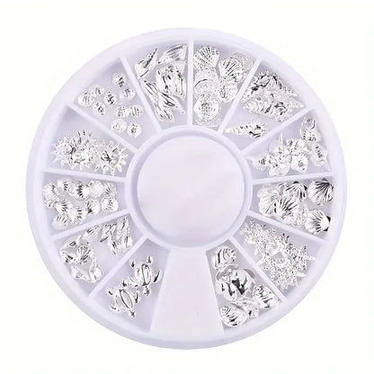 Nail Art Rhinestone Gems - Glitter Crystal Beads Manicure Decoration Accessories for Professional Nail Design