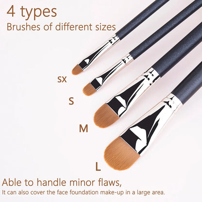 Ultra Thin Foundation Brush – Lightweight Flat Contour Brush for Blending Foundation, Cream, and Makeup