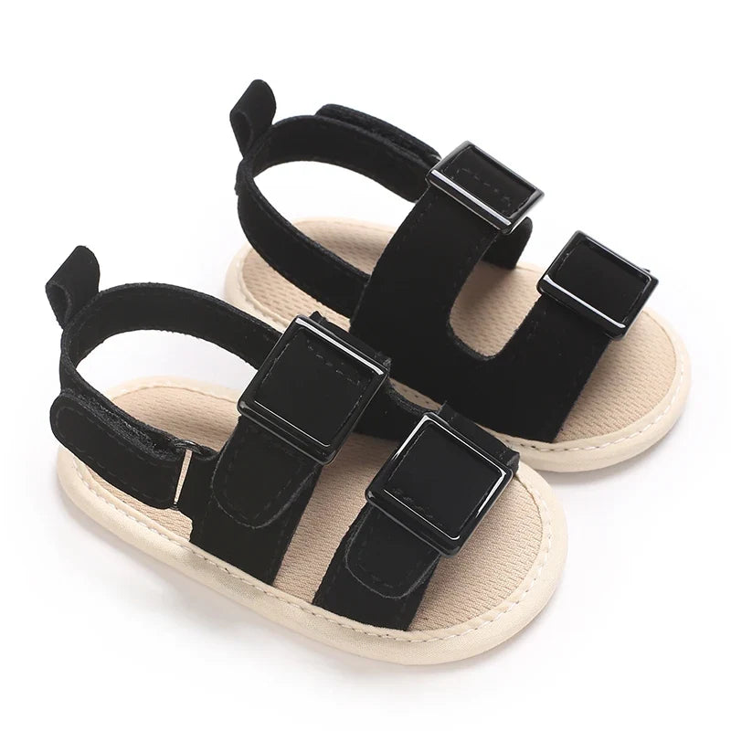 Infant Boy Pre-Walker Sandals - Breathable Soft Sole Casual Walking Shoes for 0–1 Year